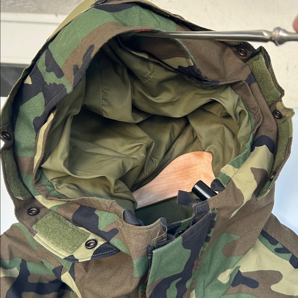 US Military ECWCS Cold Weather Camouflage Parka Size Medium Long - Picture 3 of 16